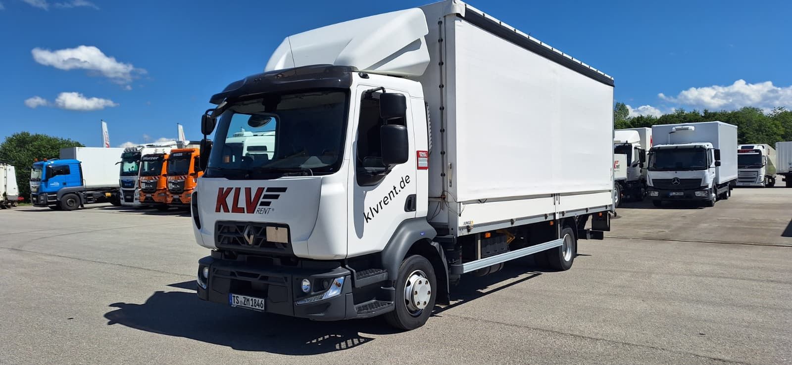 Renault D 8.240 BL Schiebeplane LBW AHK vorbereitet