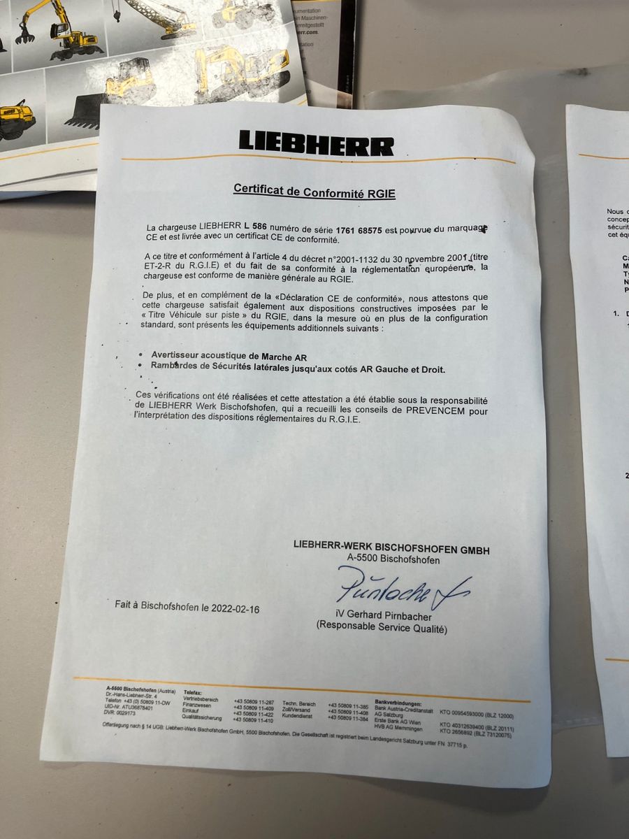 Fahrzeugabbildung Liebherr L586 XPower
