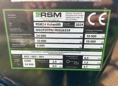 Fahrzeugabbildung Andere RSM 24 Abroll Hakenlift